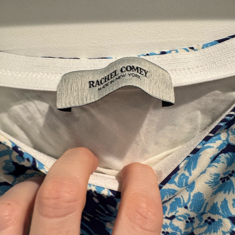 Rachel Comey Glass Floral Blue Midi Skirt - Picture 3 of 7